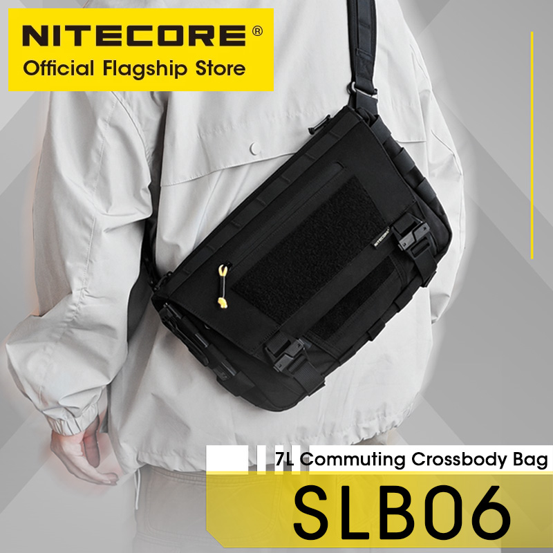 Tablet Accessories Bag - NITECORE SLB06 Commuting Crossbody Bag Black