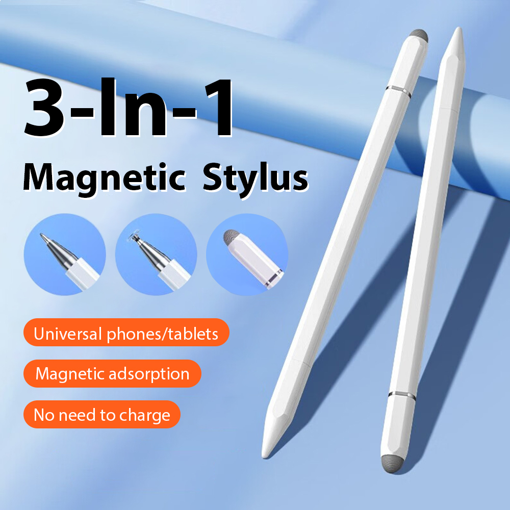 Cheap Tablet Accessories - 3 in 1 Magnetic Universal Stylus
