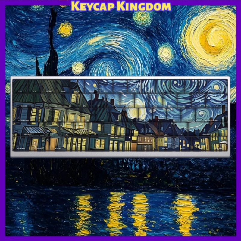 Tablet Accessories Gifts - Van Gogh Starry Sky Theme Keycap