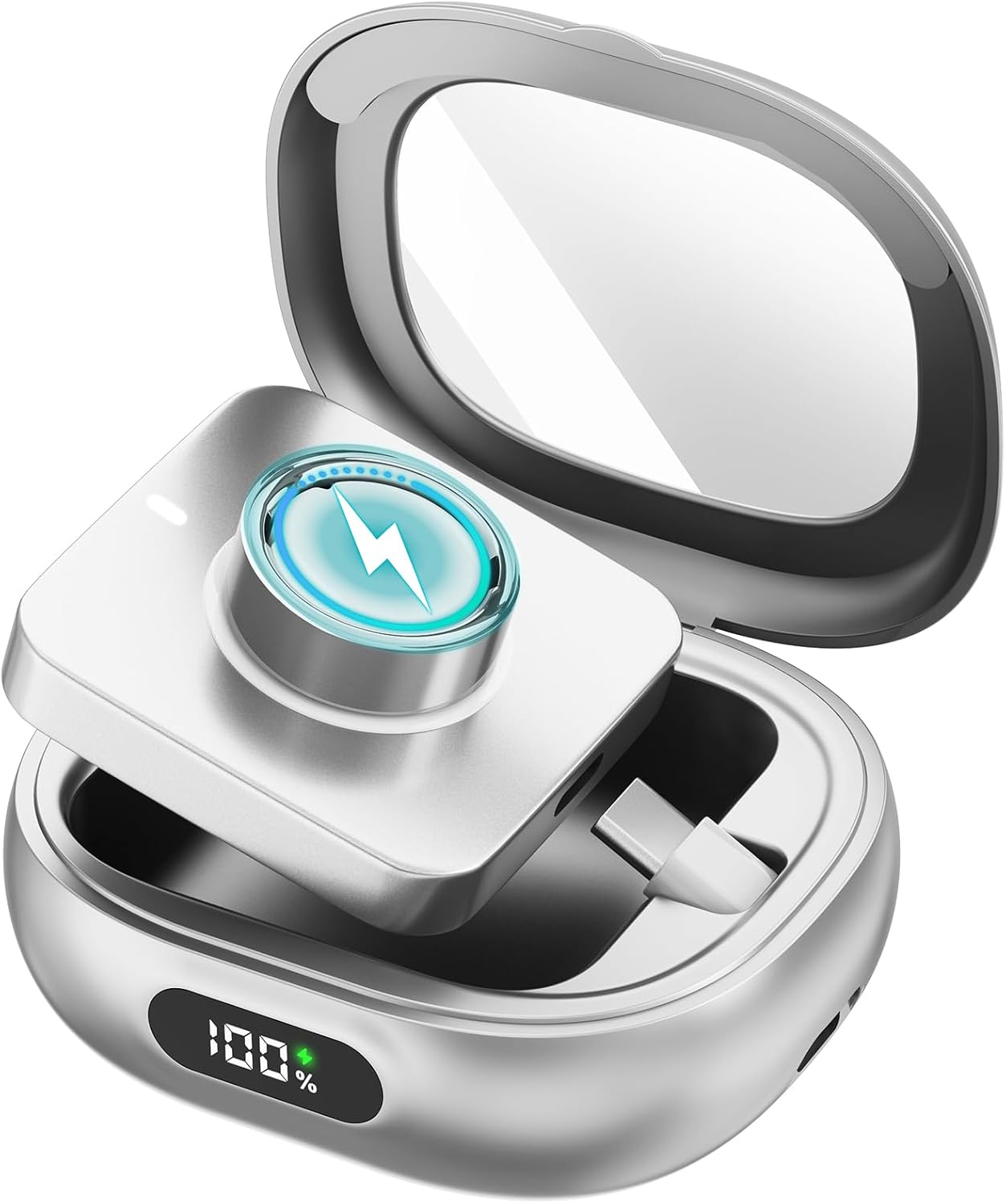 Magnetic Case Smart - Smart Ring Charging Case Portable Charger