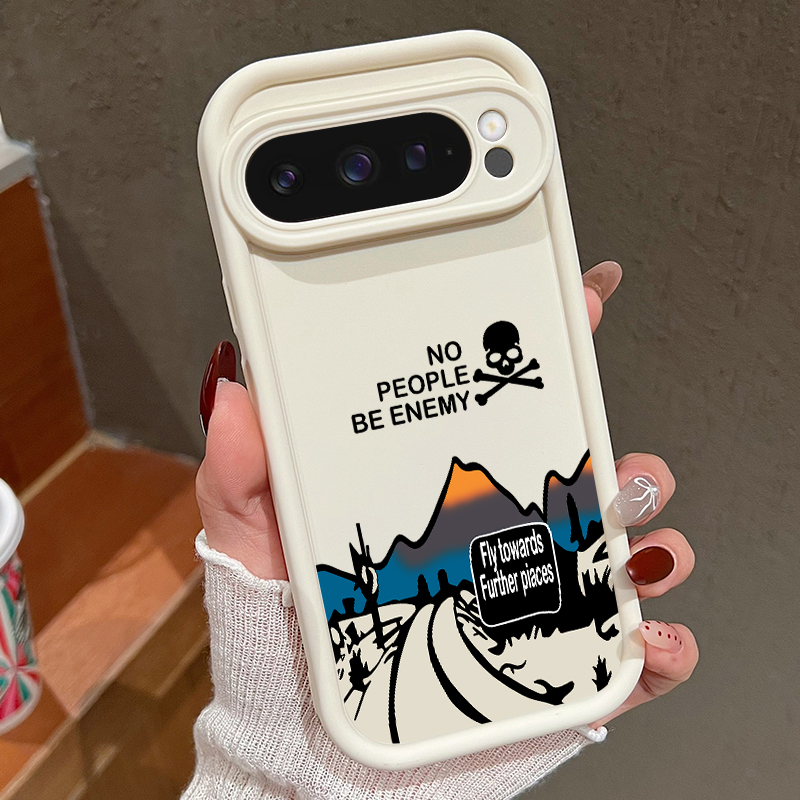 Google Pixel 8A - Mountain Road Patterned Phone Case For