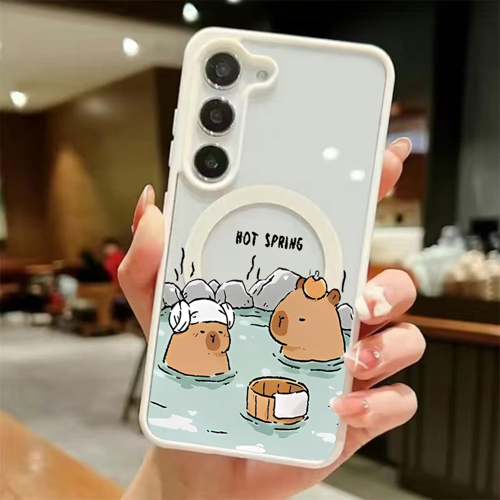 Tablet And Accessories Case - Color Transparent Magnetic Phone Case For