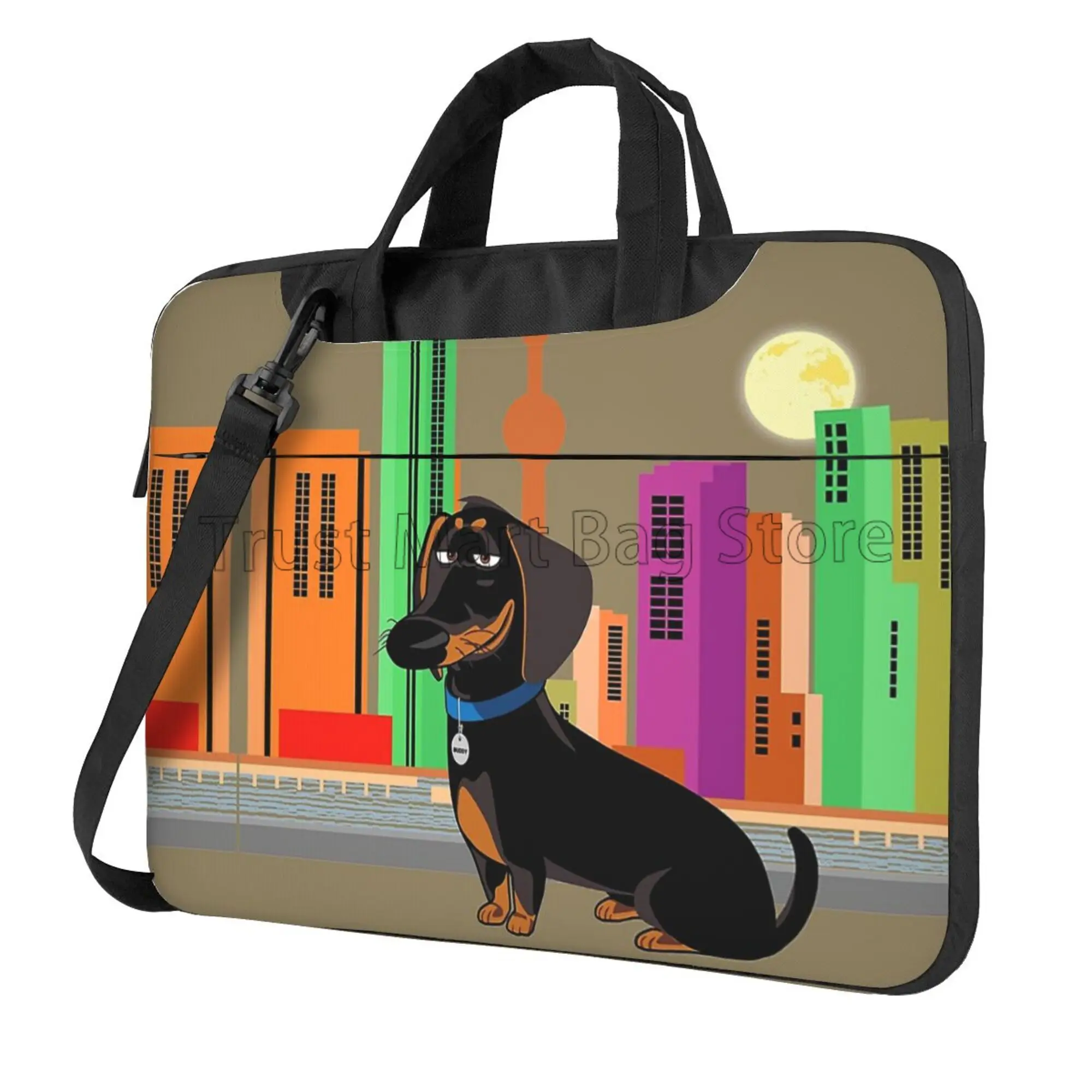 Cute Dachshund Print Laptop Ca - Tablet Accessories Bag review and price