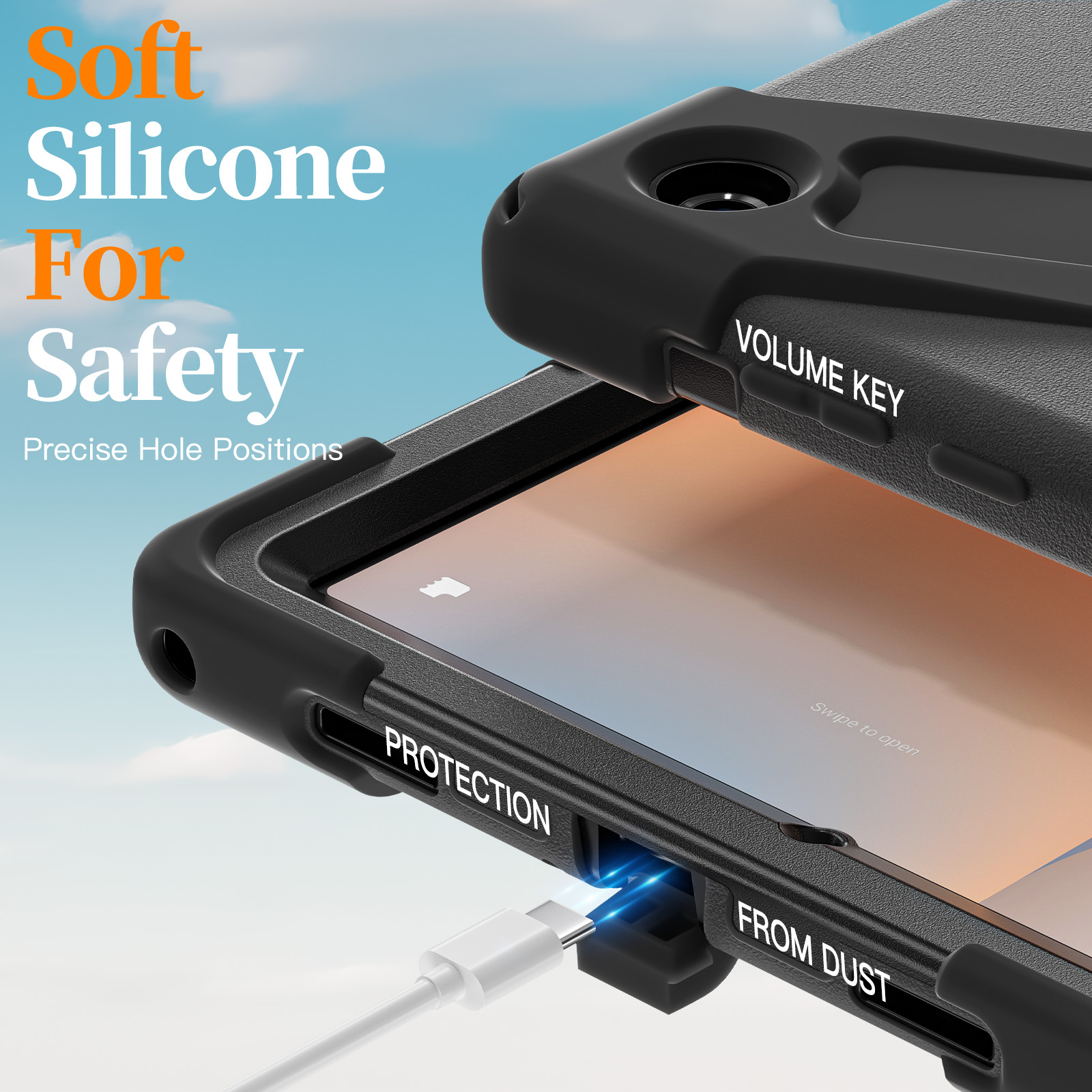 AJIUYU 360° Rotating Rugged Ca - Tablet A9 Accessories review and price