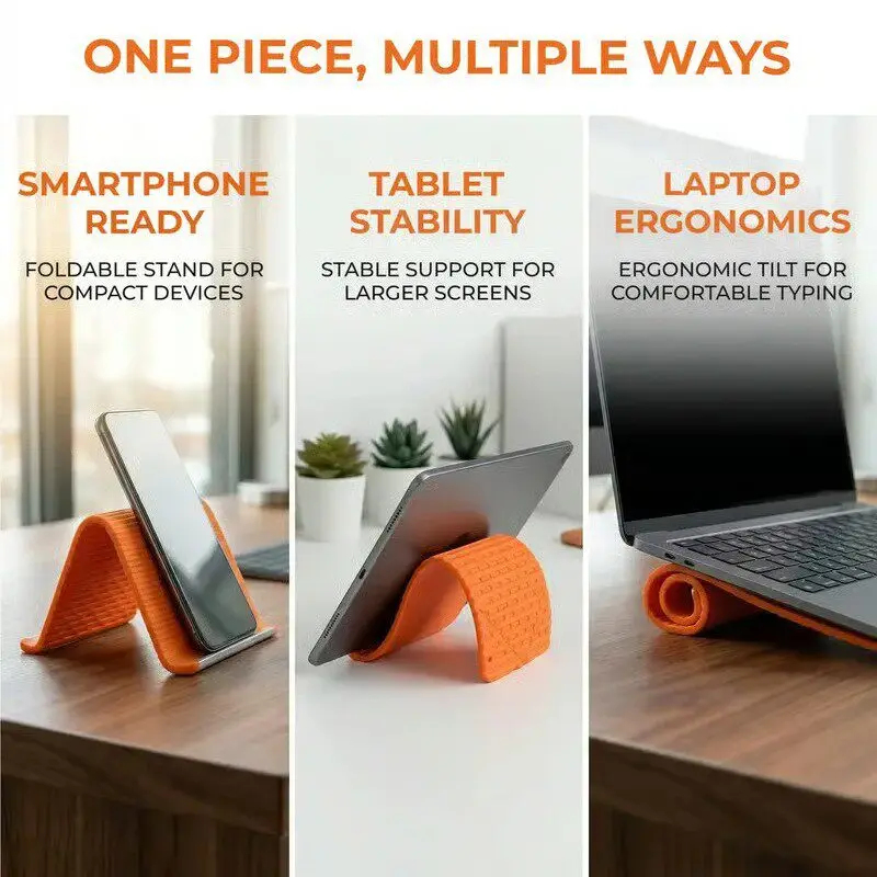 Silicone Foldable Phone Stand  - Tablet Accessories Gifts review and price