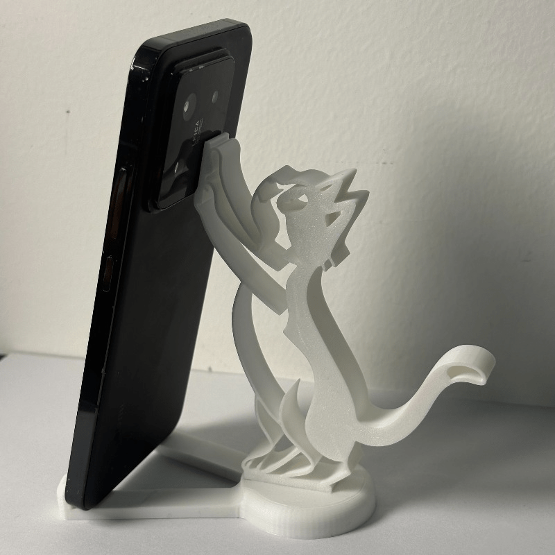 Abstract Hollow Line Cat Phone - Essential Tablet Accessories review and price