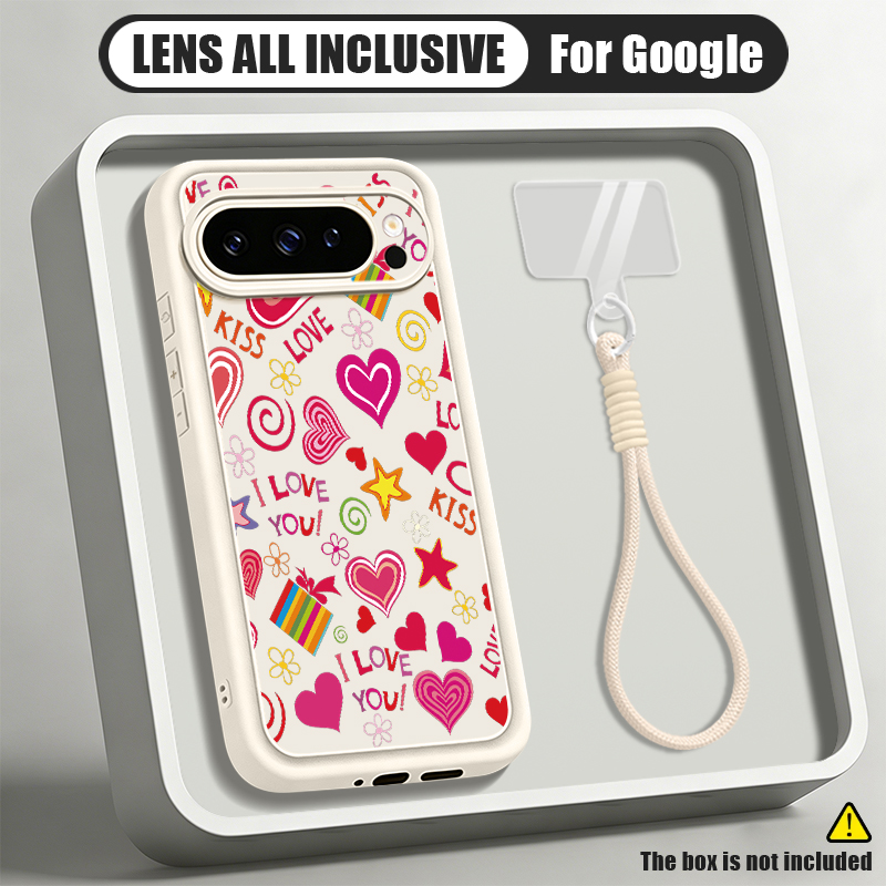 Love Hearts Pattern Phone Case - Google Pixel 8A review and price
