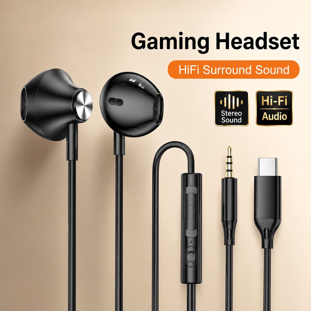 HiFi Surround Headphones Bass  - Tablet Accessories For Gaming review and price