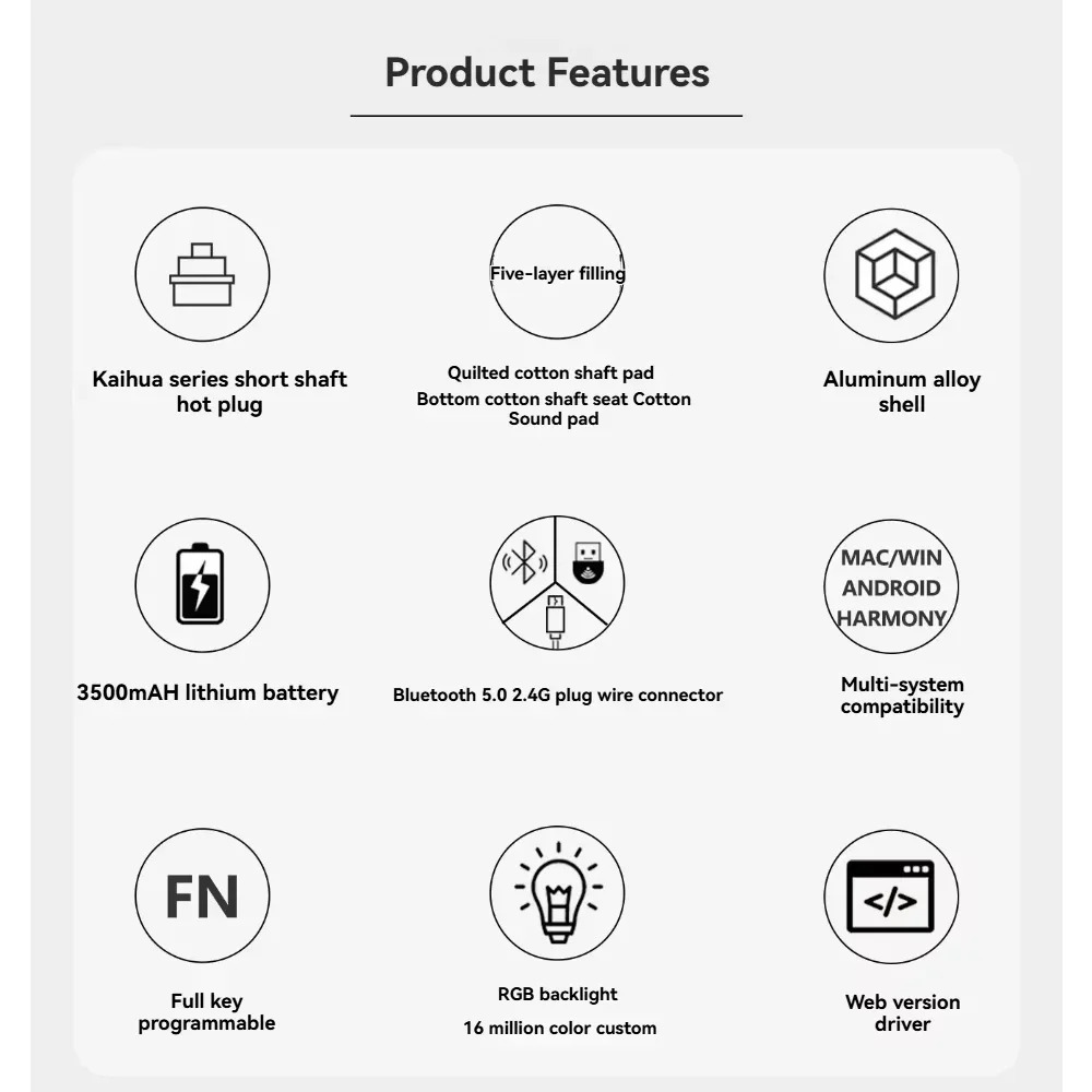 Keydous AJ68 Mechanical Keyboa - Tablet Accessories Gifts review and price