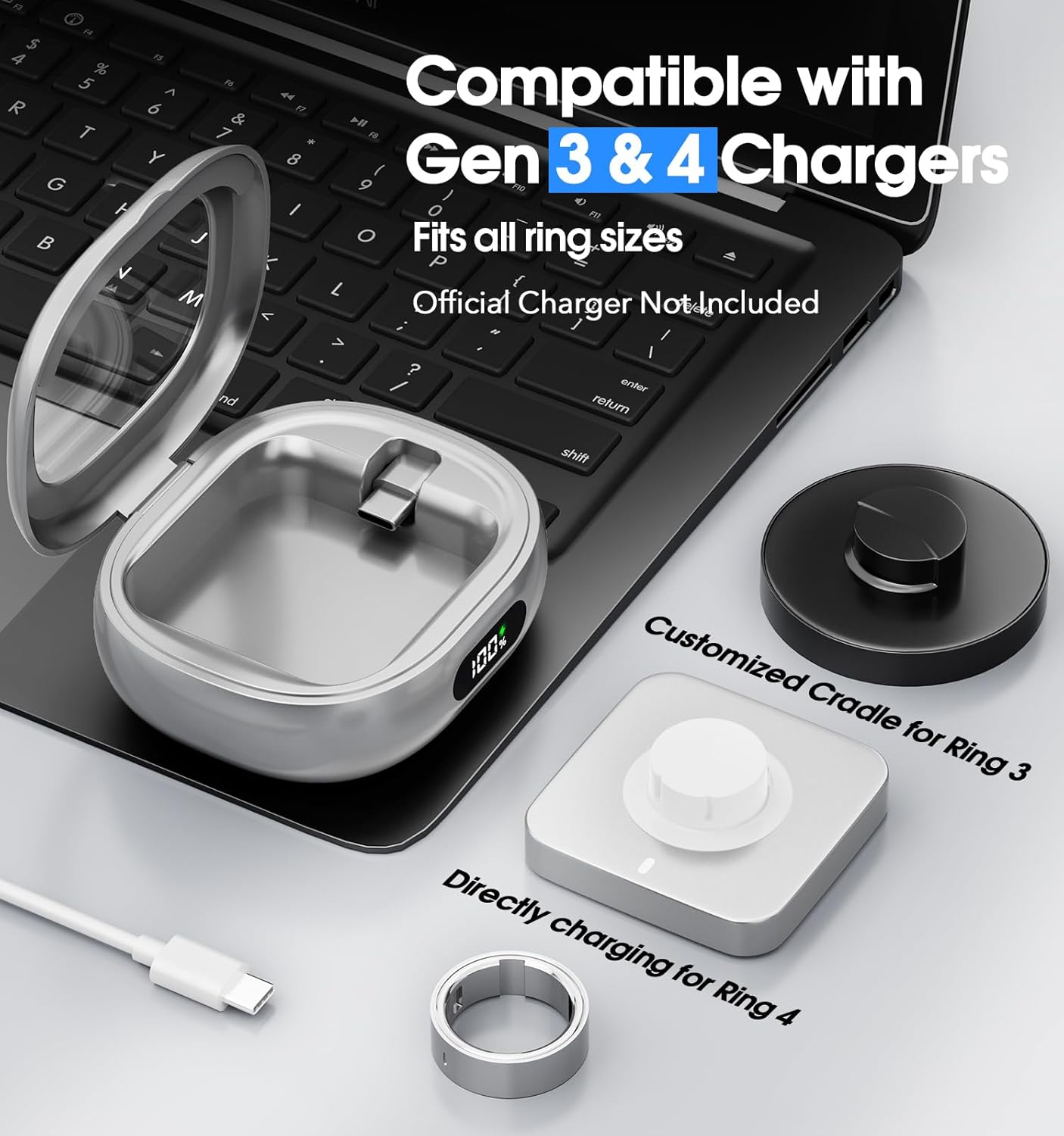 Smart Ring Charging Case Porta - Magnetic Case Smart review and price