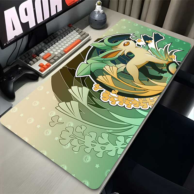 Mouse Pad Gamer P-pokemon Leaf - Laptop Tablet Accessories review and price