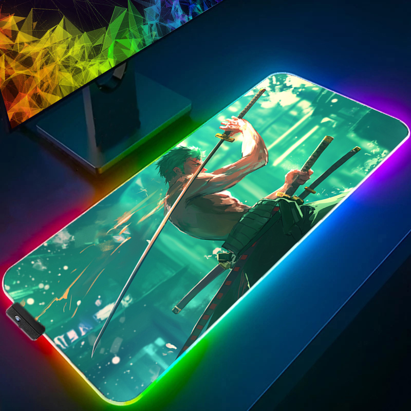 ONE PIECE Zoro Mouse Pad RGB G - Tablet Accessories For Gaming review and price