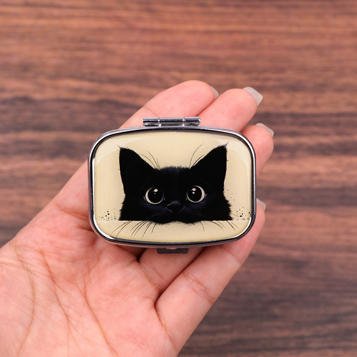 Cute Black Cat Travel Pill Org - Tablet Accessories Case review and price