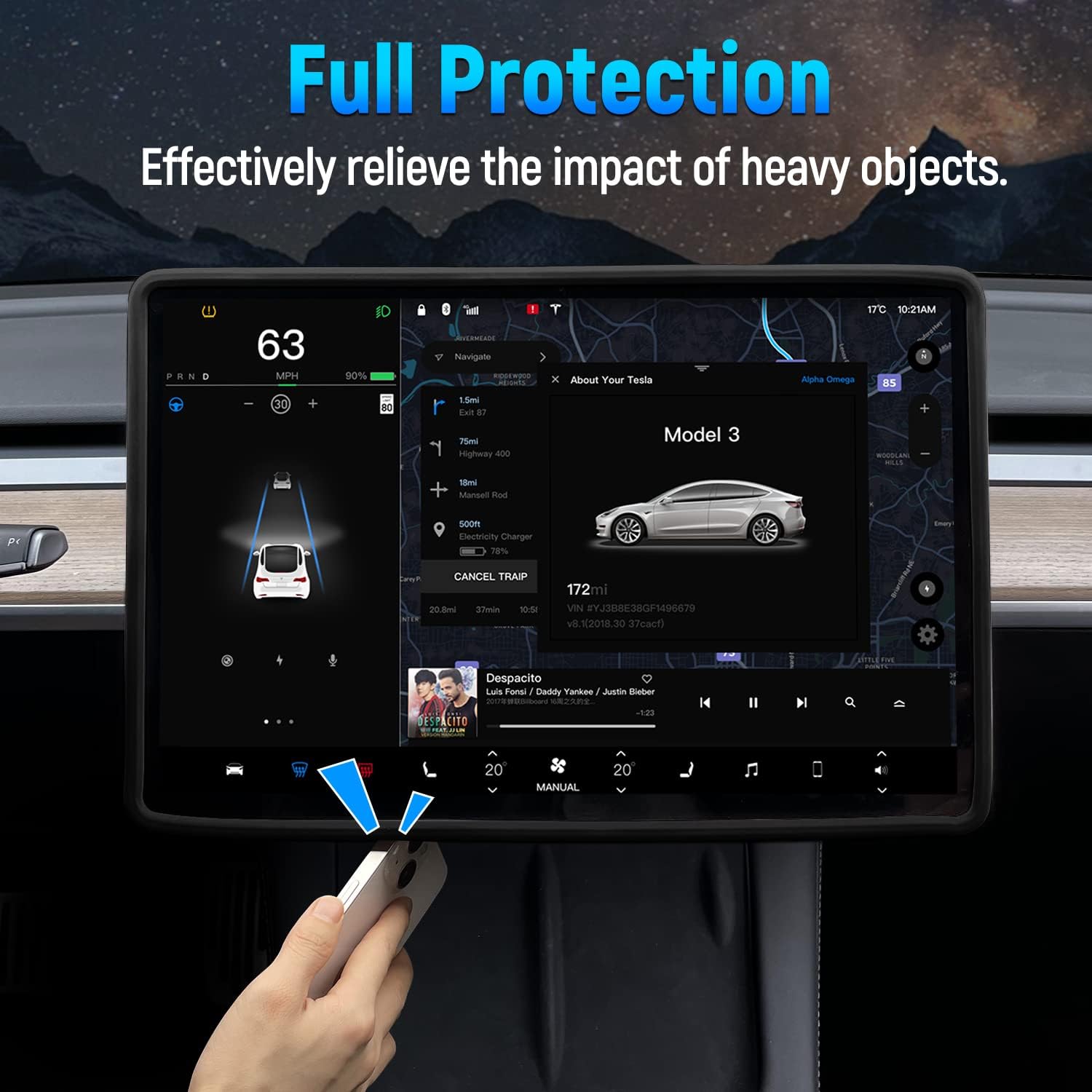 For Tesla Model 3 Y Highland S - Tesla Tablet Accessories review and price