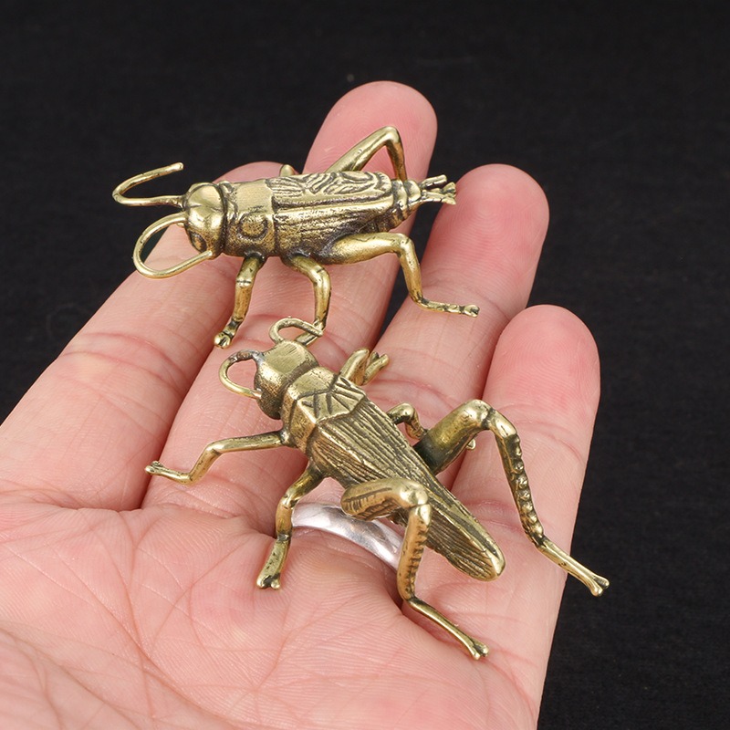 Creative Solid Brass Crickets  - Office Table Accessories Unique review and price