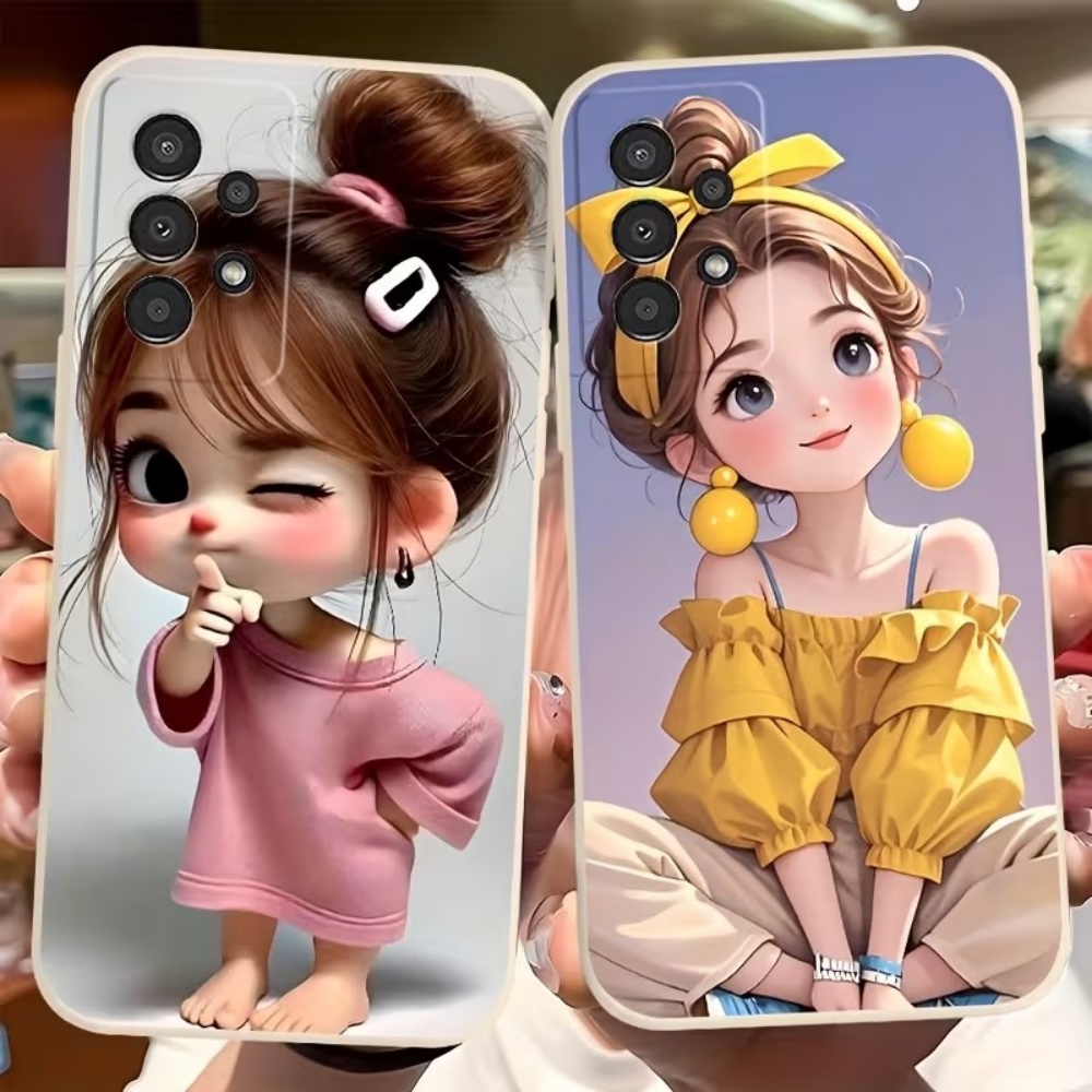 Cute Cartoon Girl Pattern Desi - Tablet And Accessories Case review and price
