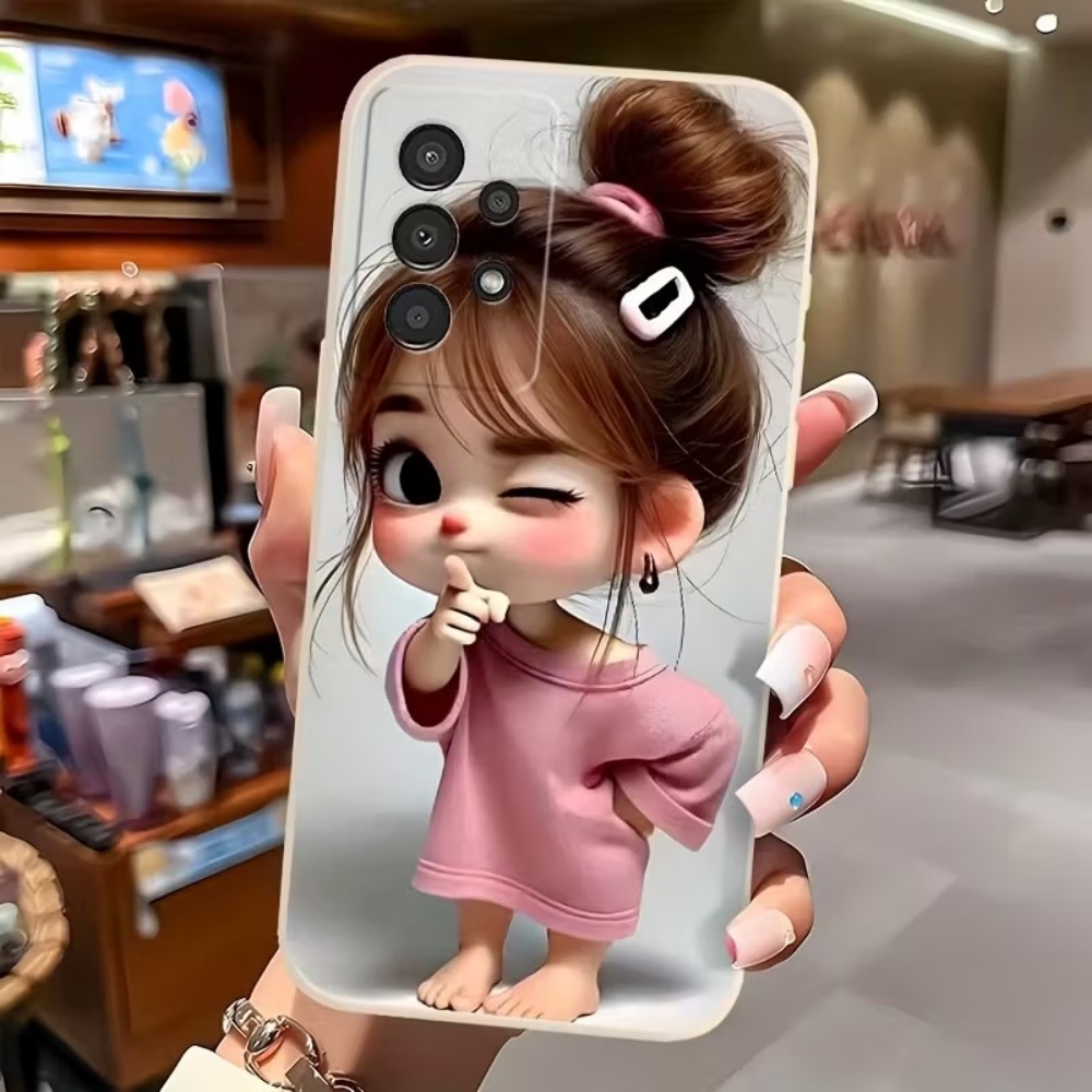 Cute Cartoon Girl Pattern Desi - Tablet And Accessories Case review and price