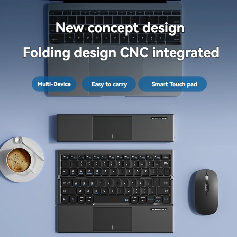 Tablet Keyboard Triple Fold wi - Tablet Accessories Gifts review and price