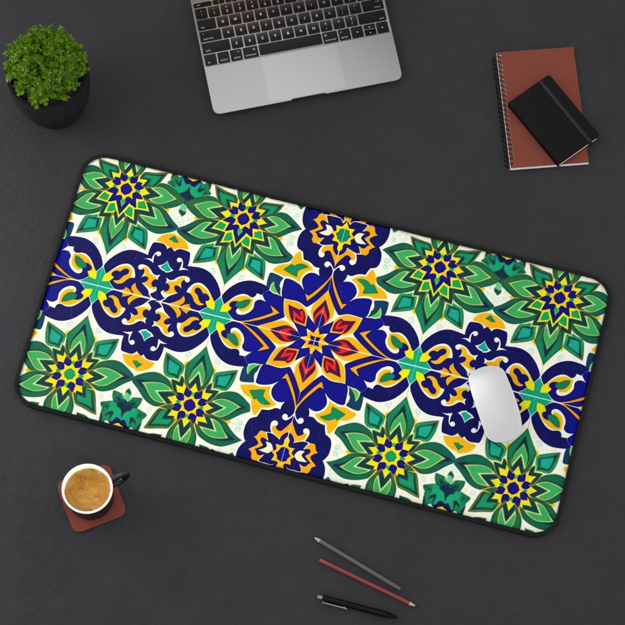 Colorful Floral Table Mat, Sty - Office Table Accessories Unique review and price