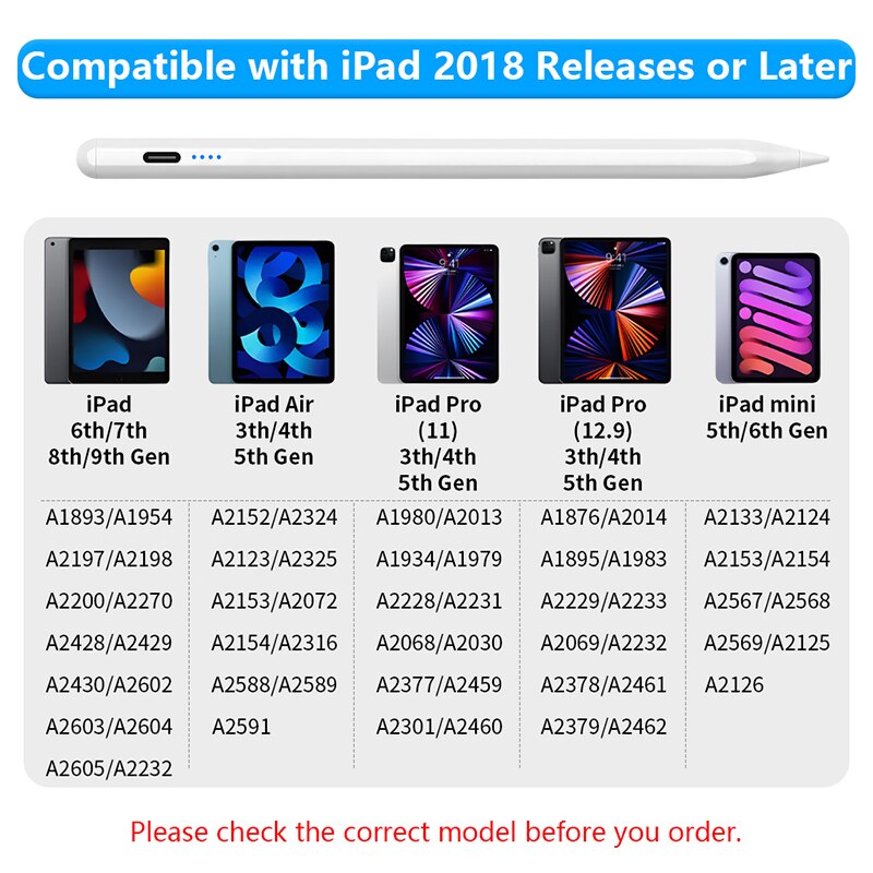 For Apple Pencil Palm Rejectio - Ipad Pencil Stylus review and price
